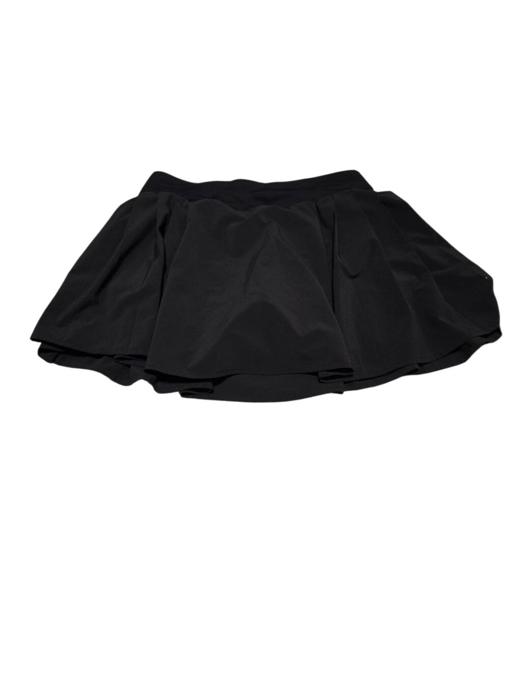 Lululemon black athletic skort with waist pocket, size 6